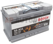 0 092 S5A 110 BOSCH Startovací baterie S5A11 80AH 0 092 S5A 110 BOSCH