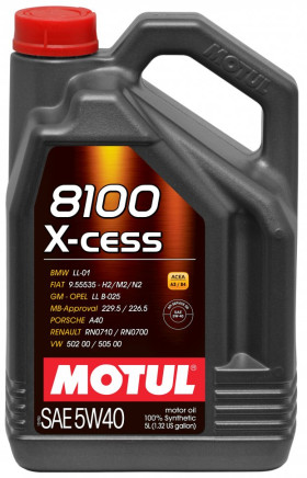 102870 MOTUL motorový olej 5W40 5L 102870 MOTUL