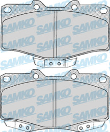 5SP058 Sada brzdových destiček, kotoučová brzda Samko