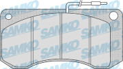 5SP1148 Sada brzdových destiček, kotoučová brzda Samko