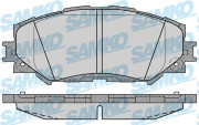 5SP1258 Samko sada brzdových platničiek kotúčovej brzdy 5SP1258 Samko