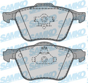 5SP1286 Sada brzdových destiček, kotoučová brzda Samko