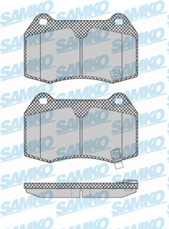 5SP1358 Sada brzdových destiček, kotoučová brzda Samko