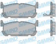 5SP1386 Sada brzdových destiček, kotoučová brzda Samko