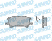 5SP1436 Sada brzdových destiček, kotoučová brzda Samko