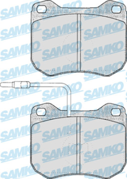 5SP146 Samko sada brzdových platničiek kotúčovej brzdy 5SP146 Samko