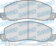 5SP278 Sada brzdových destiček, kotoučová brzda Samko