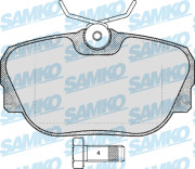 5SP319 Sada brzdových destiček, kotoučová brzda Samko