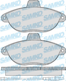 5SP346 Sada brzdových destiček, kotoučová brzda Samko