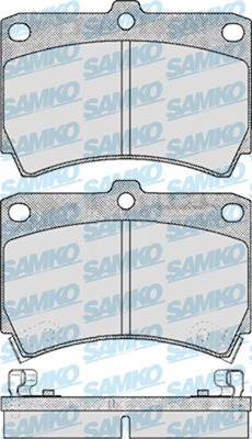 5SP366 Sada brzdových destiček, kotoučová brzda Samko