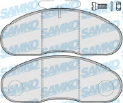 5SP414 Sada brzdových destiček, kotoučová brzda Samko