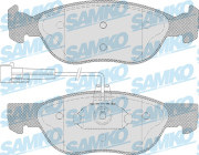5SP496 Sada brzdových destiček, kotoučová brzda Samko