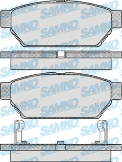 5SP547 Sada brzdových destiček, kotoučová brzda Samko