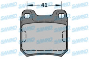 5SP584 Sada brzdových destiček, kotoučová brzda Samko