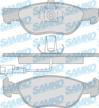 5SP646 Samko sada brzdových platničiek kotúčovej brzdy 5SP646 Samko