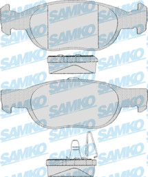 5SP687 Sada brzdových destiček, kotoučová brzda Samko