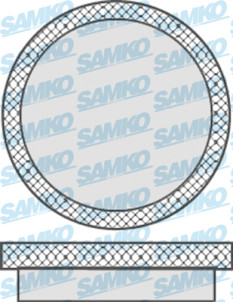 5SP746 Sada brzdových destiček, kotoučová brzda Samko