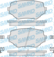 5SP798 Sada brzdových destiček, kotoučová brzda Samko