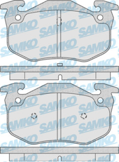 5SP801 Sada brzdových destiček, kotoučová brzda Samko