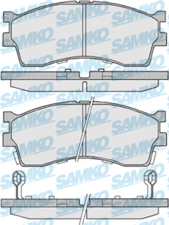 5SP809 Samko sada brzdových platničiek kotúčovej brzdy 5SP809 Samko