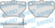 5SP836 Sada brzdových destiček, kotoučová brzda Samko