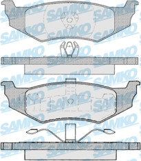 5SP894 Sada brzdových destiček, kotoučová brzda Samko