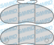 5SP961 Sada brzdových destiček, kotoučová brzda Samko