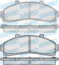 5SP989 Sada brzdových destiček, kotoučová brzda Samko