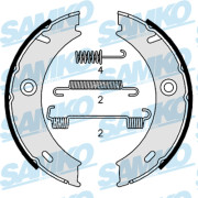87969 Sada brzdových čelistí, parkovací brzda Samko