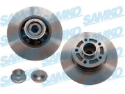 R1072PRCA Brzdový kotouč HUB BRAKE DISC - FULL COATED Samko