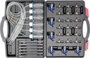 YT-7306 YATO Súprava na diagnostiku vstrekovačov, prietoková 31ks YT-7306 YATO